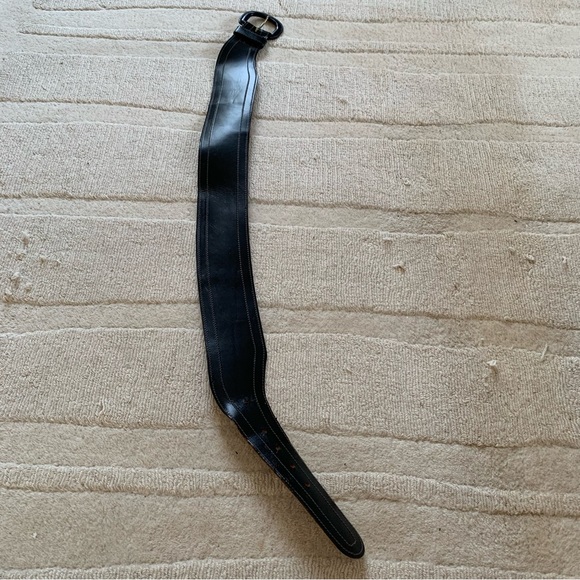 Wide leather Belt - Picture 7 of 7